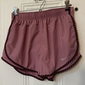 purple nike dry fit shorts